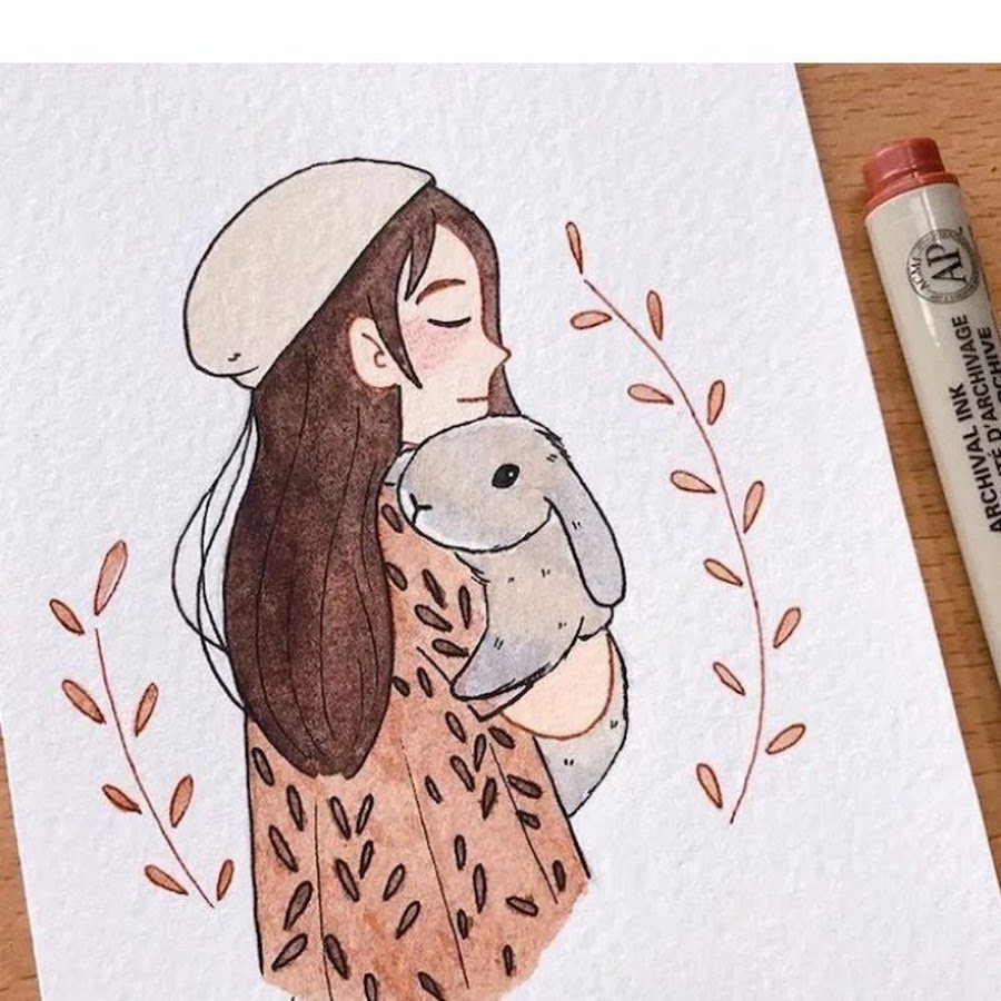 Лёгкие рисунки для скетчебука