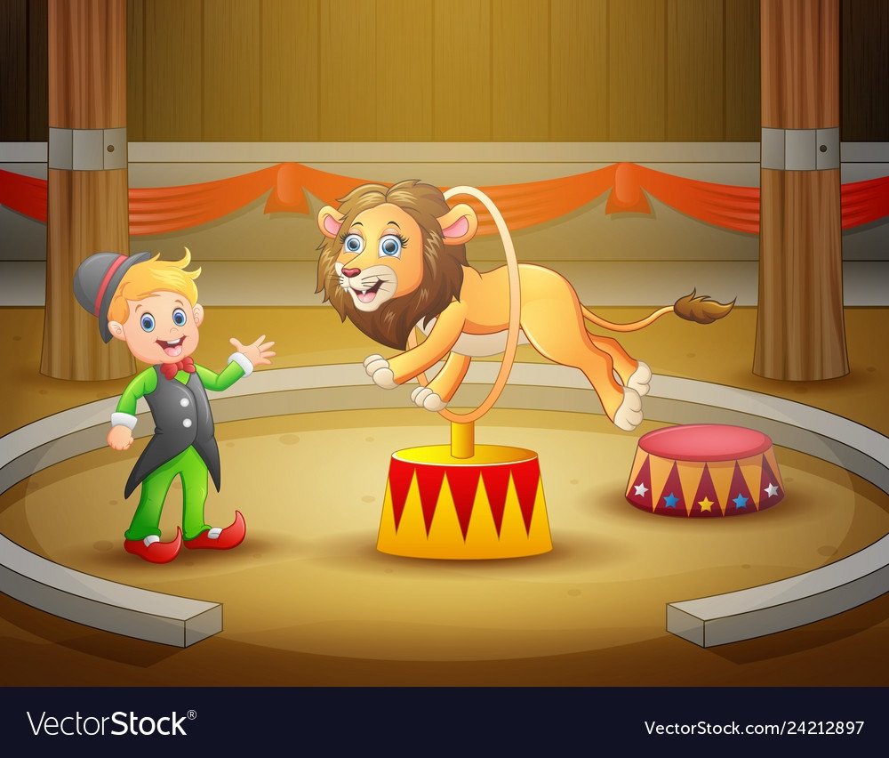Арена цирка мультяшная