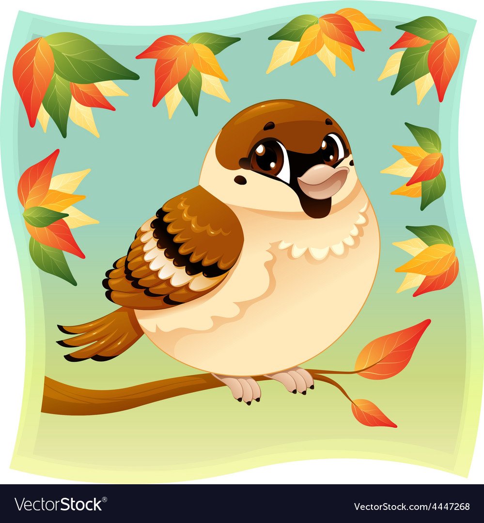 Воробушек для детей