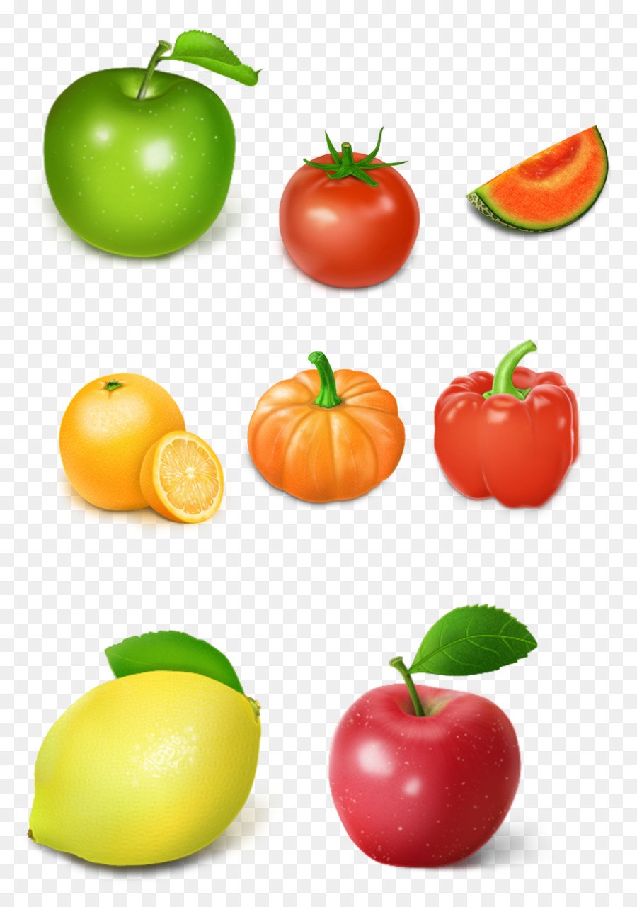 Овощи и фрукты отдельно