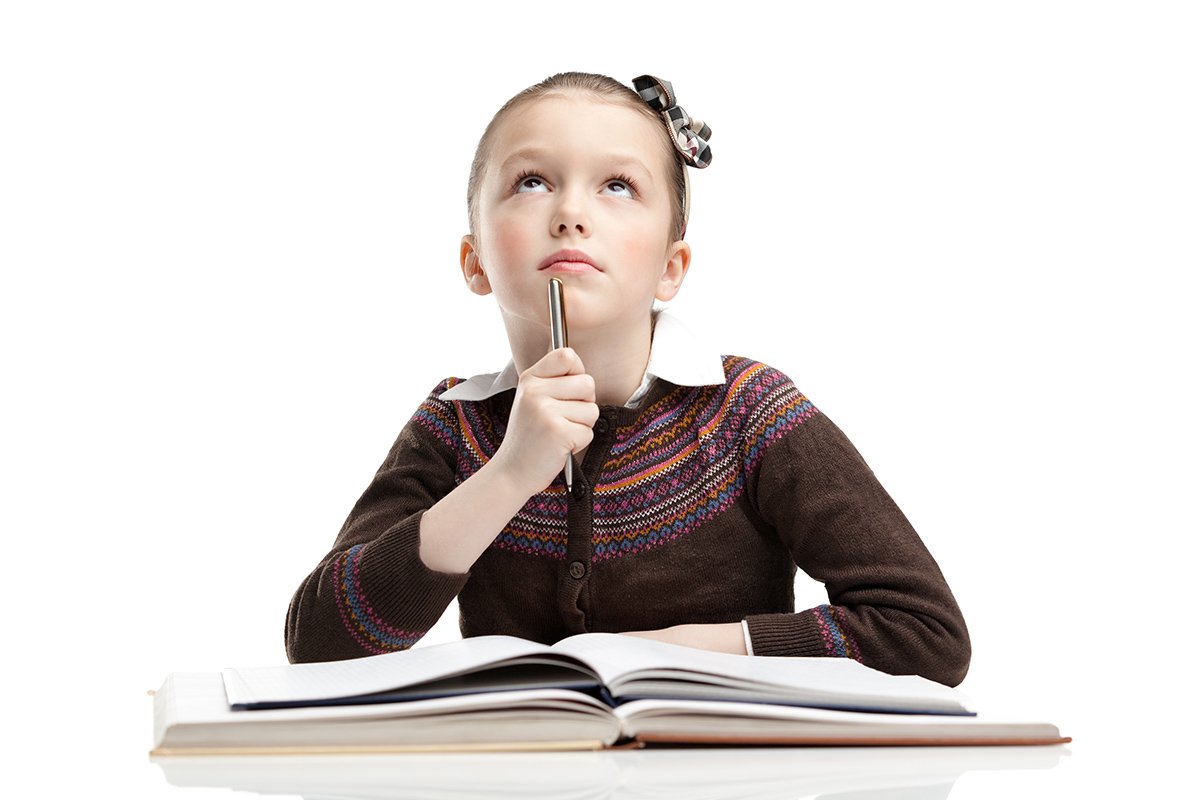 Ученики думают над заданием