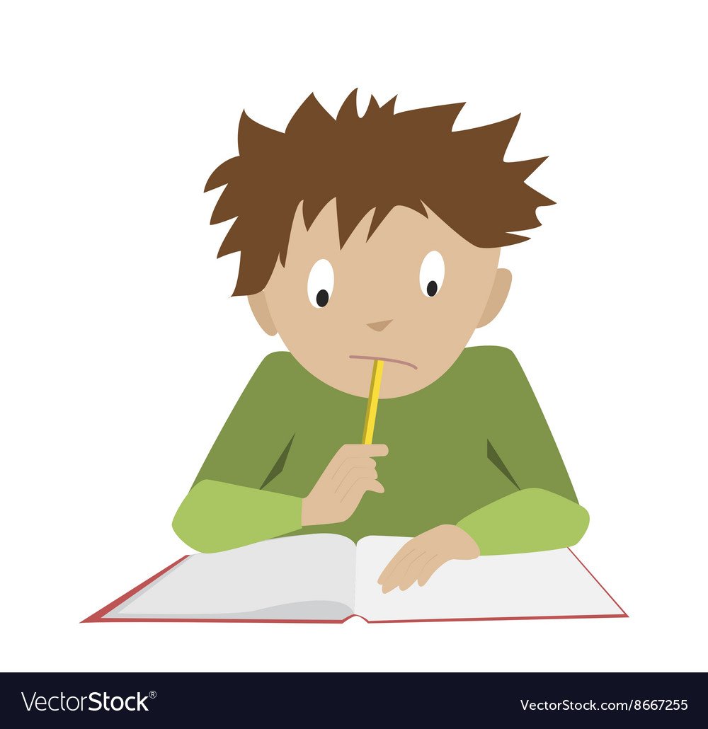 Ученик задумался вектор