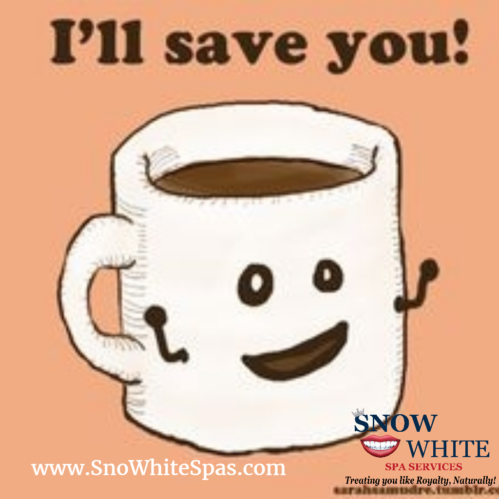 Чашка кофе с зубом