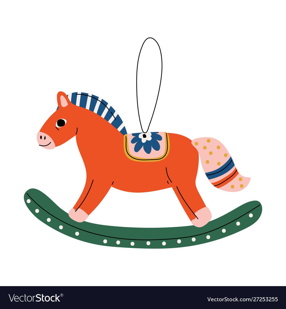 Лошадка качалка раскраска для детей