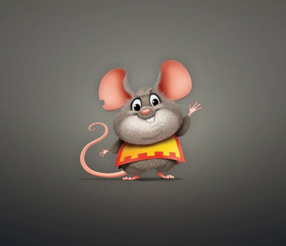 Веселая мышь