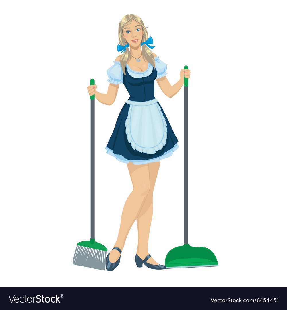 Женщина уборщица