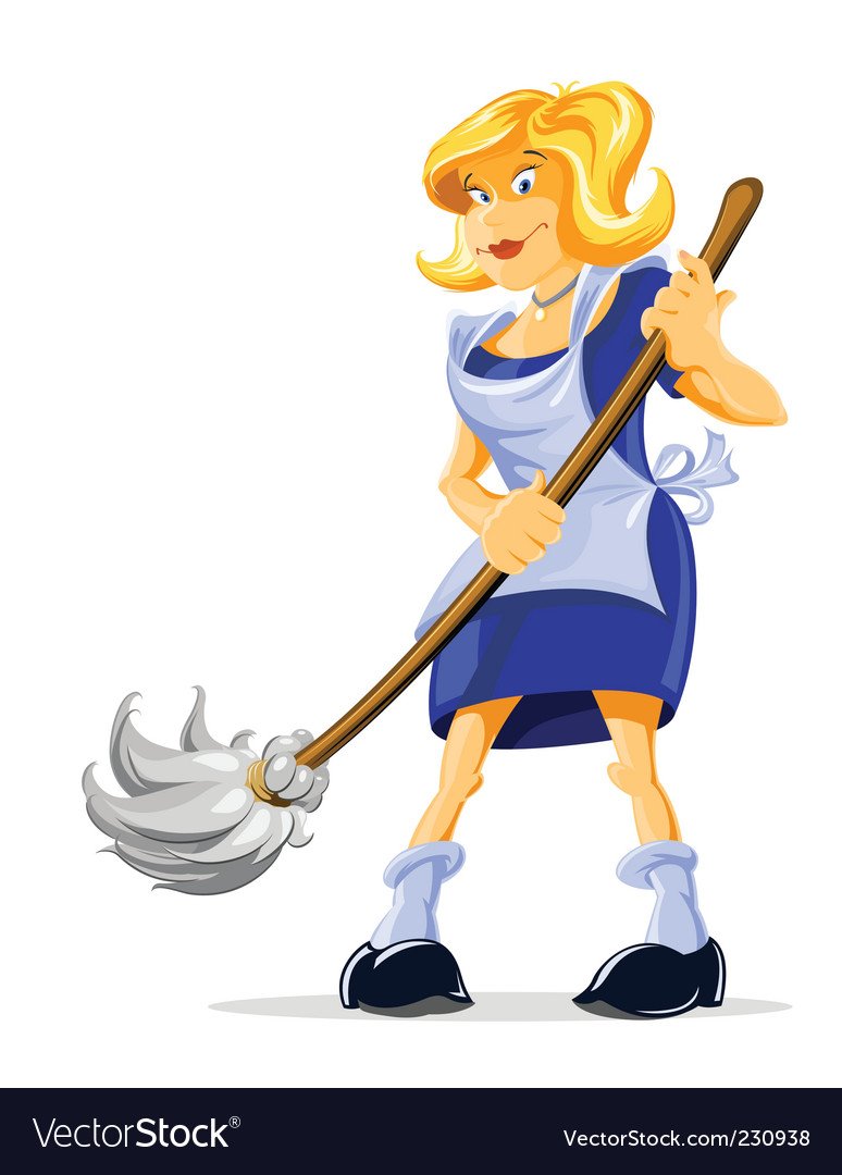 Техничка с тряпкой