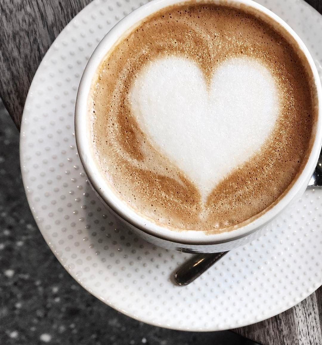 Кофе с сердечком