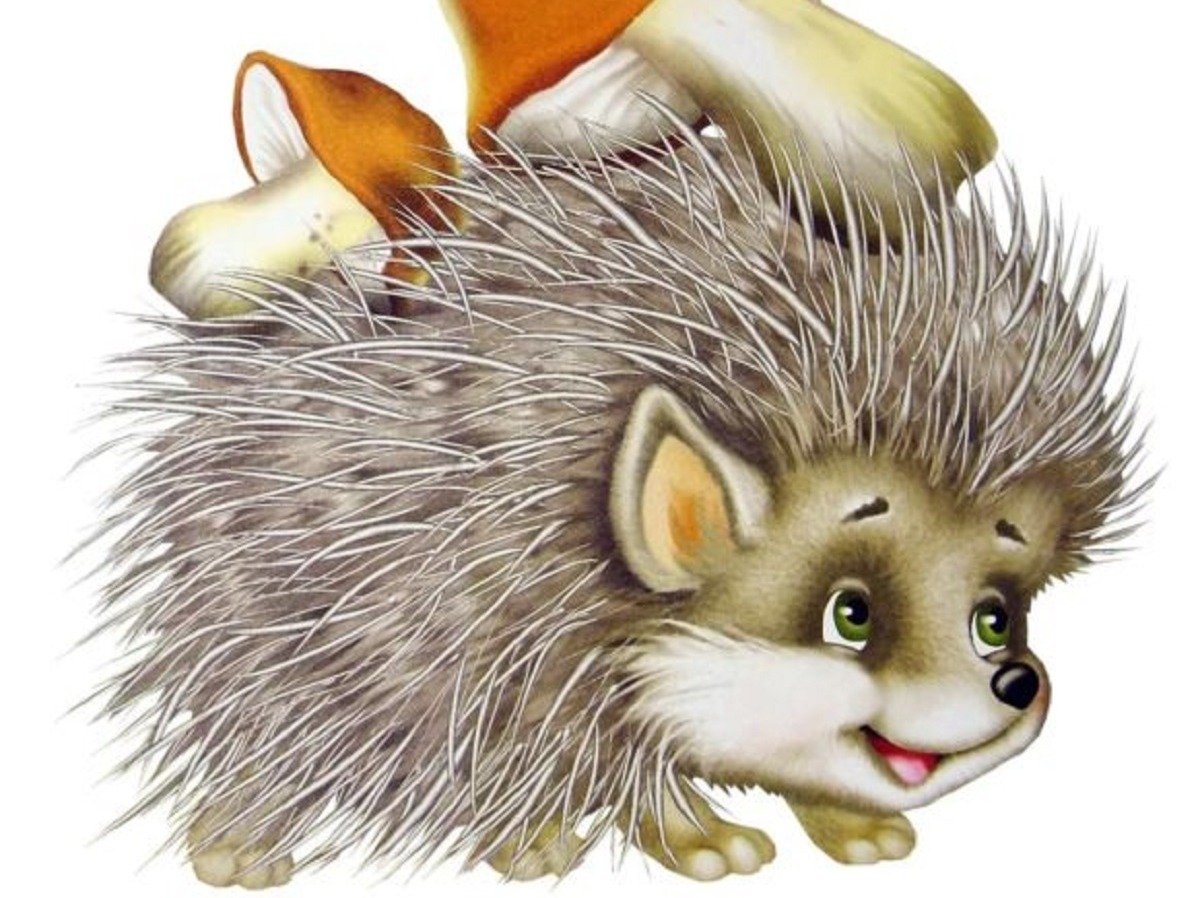 Ежик и грибочек