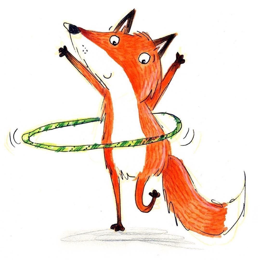 Лисенок стилизованный