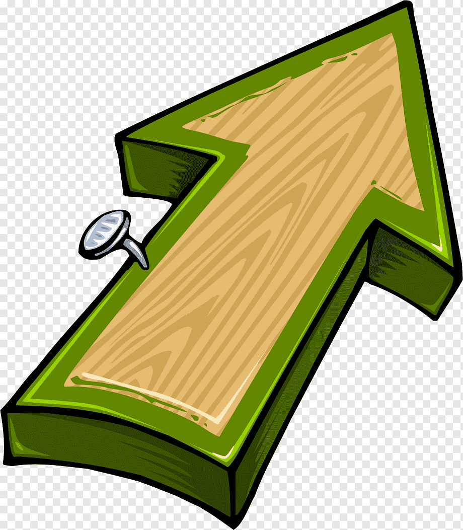 Деревянная стрелочка