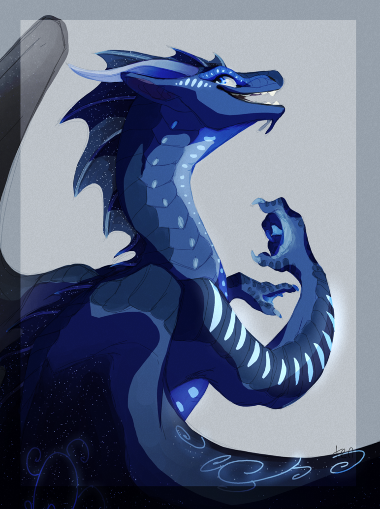 Дракон для скетчбука