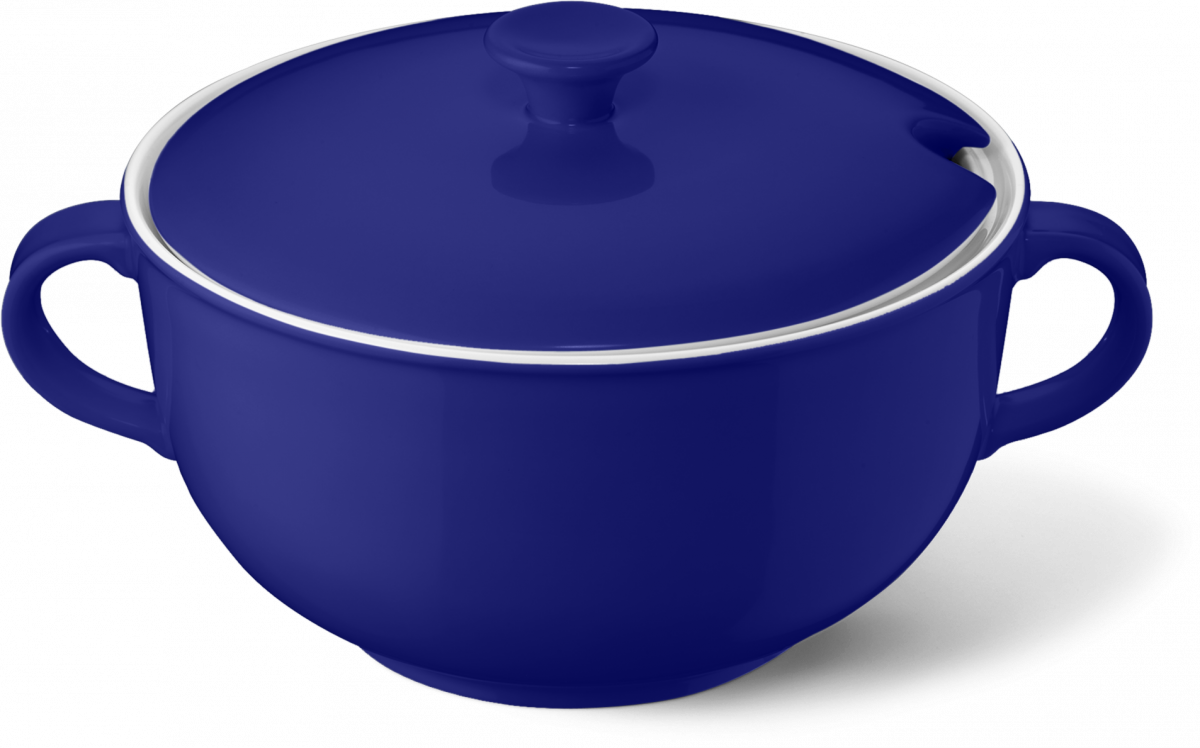 Супница с крышкой