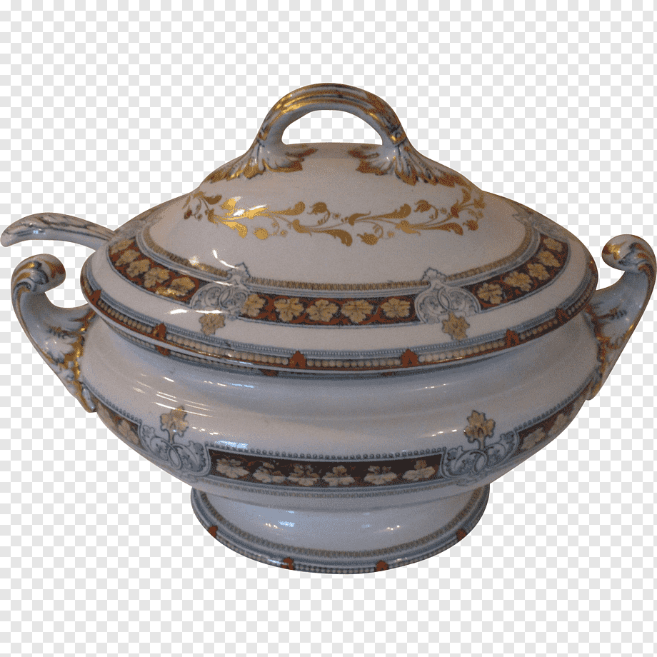 Супница белая 2л (s263) керамика