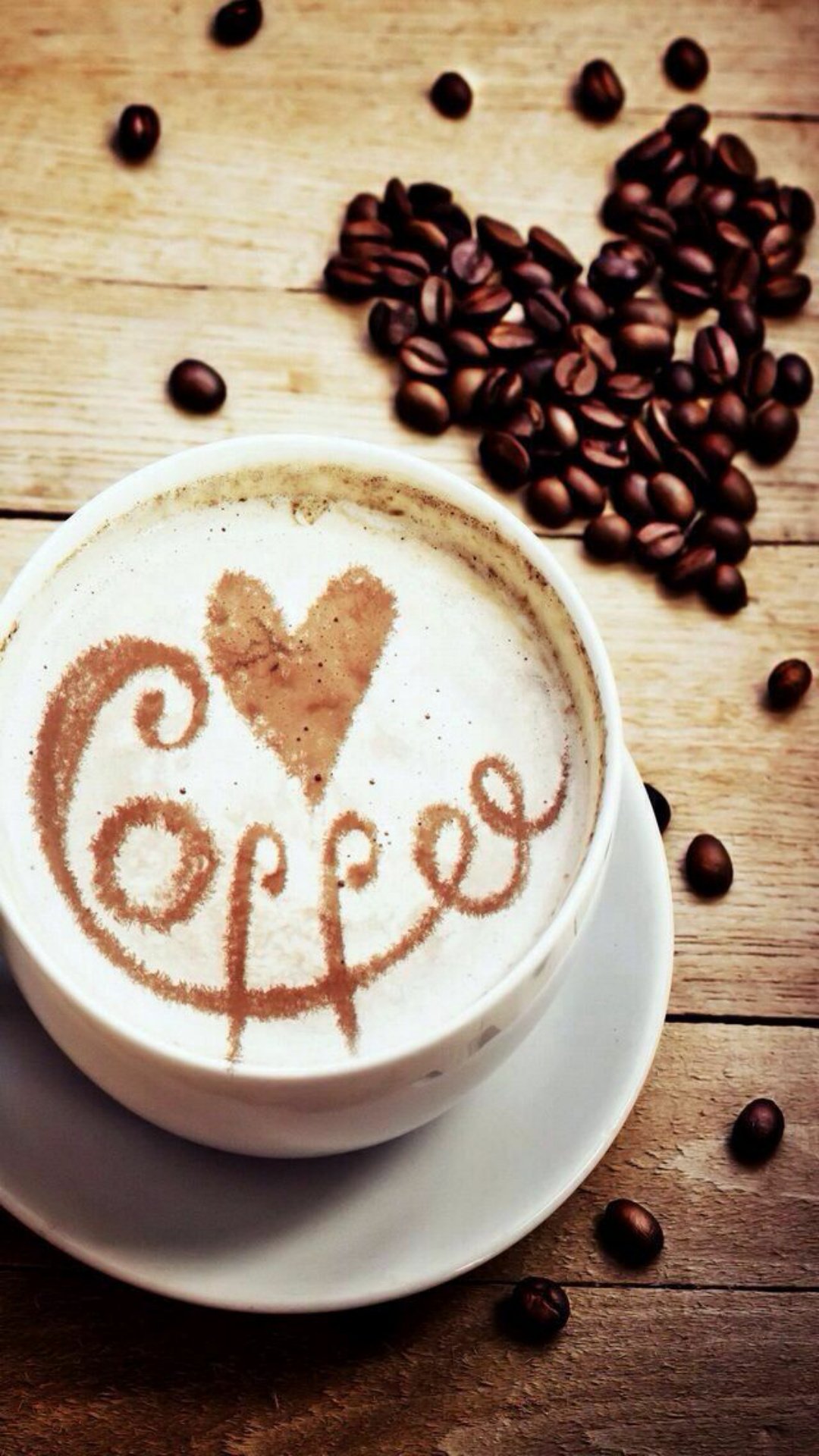 Обои на телефон кофе