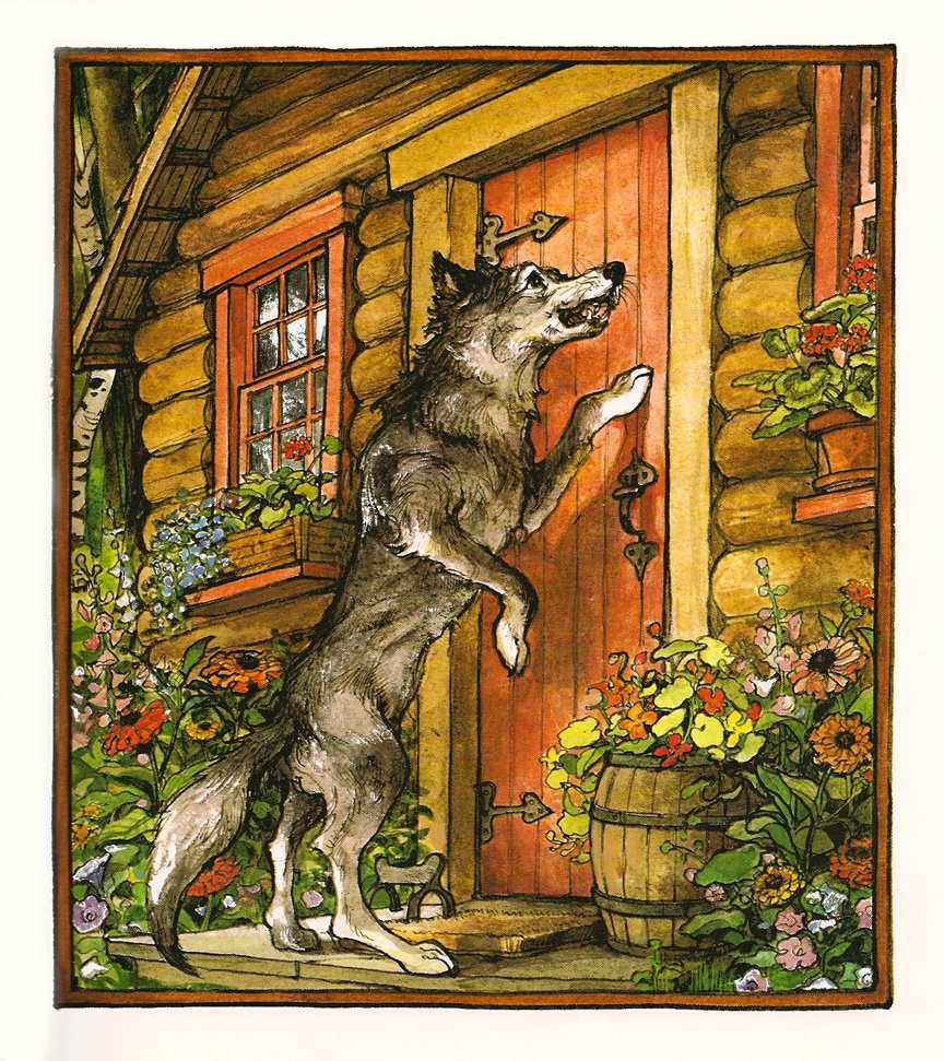 Трина Хайман иллюстрации красная шапочка