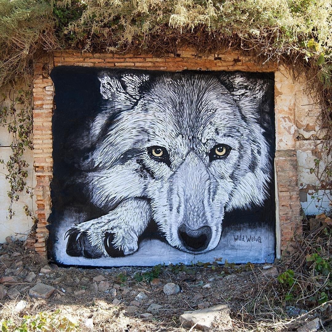 Рисунки на гаражных воротах