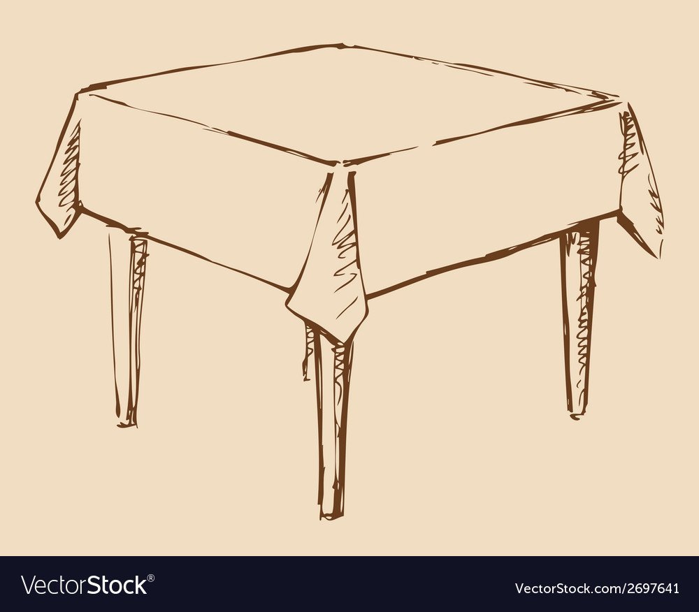 Эскиз скатерти