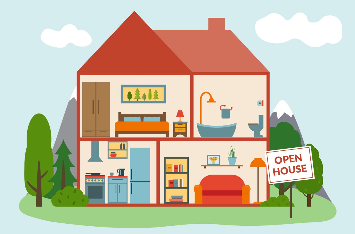 Дом в разрезе для детей