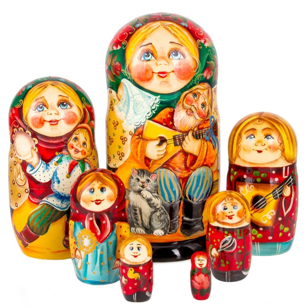 Матрешка с гармошкой