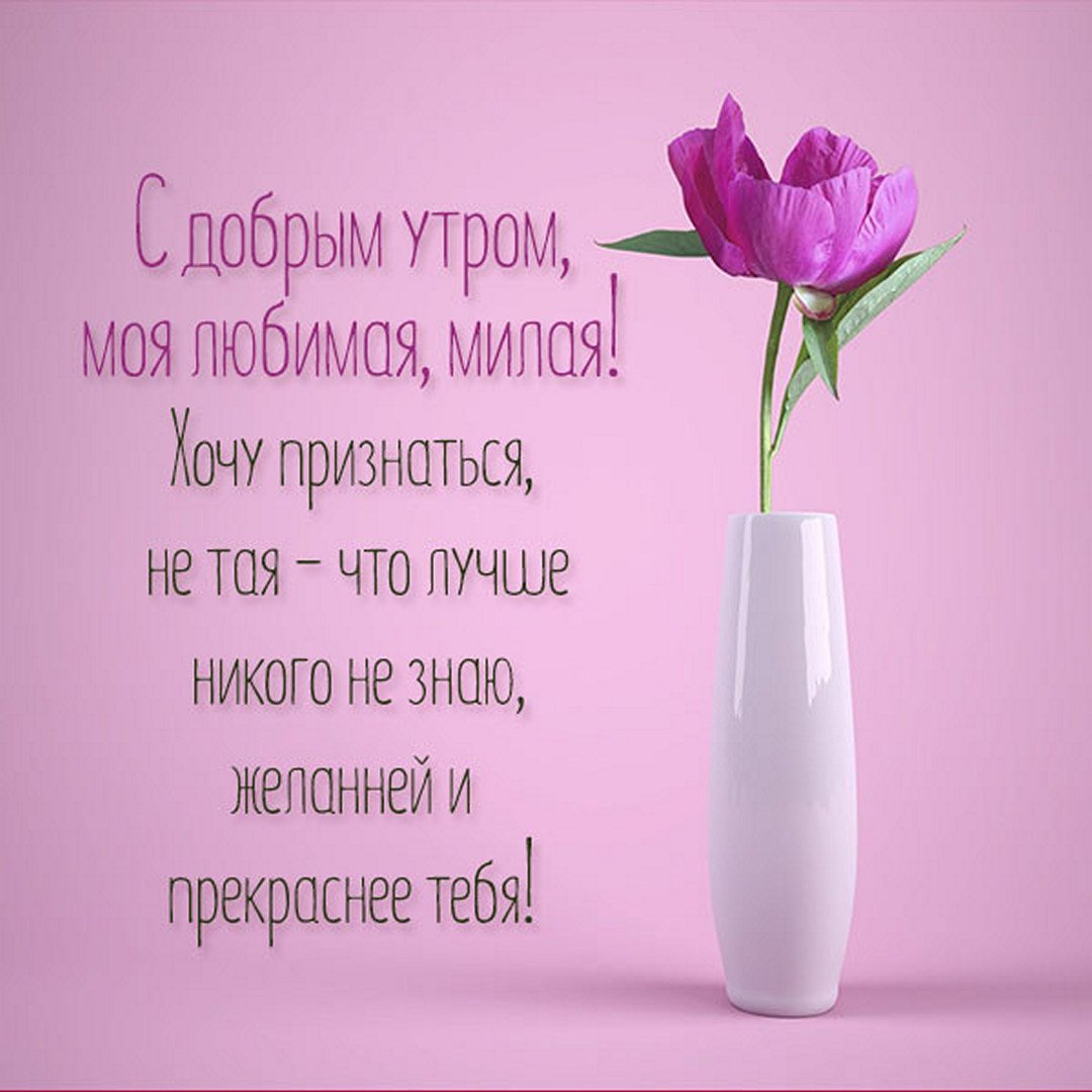 Пожелания с добрым утром девушке