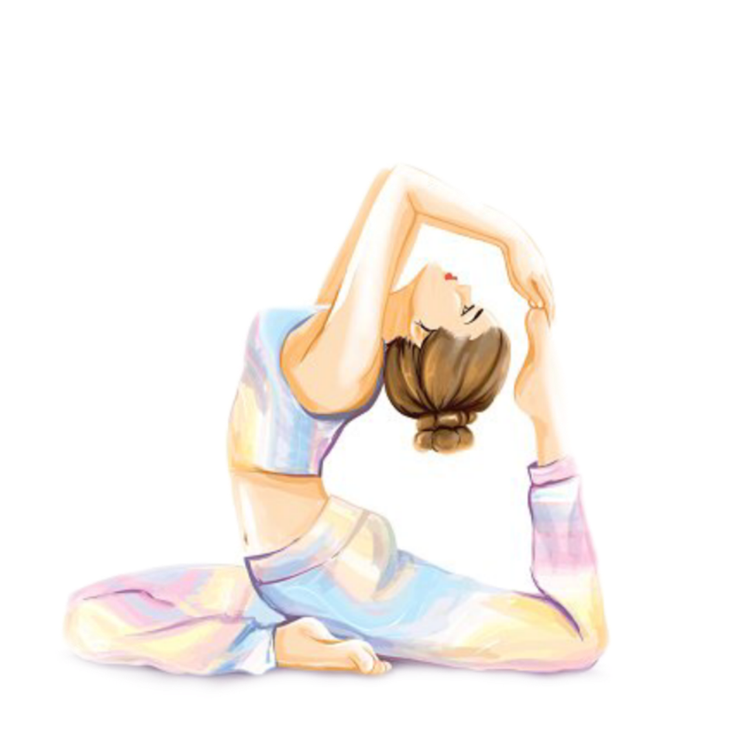 Йога рисунок