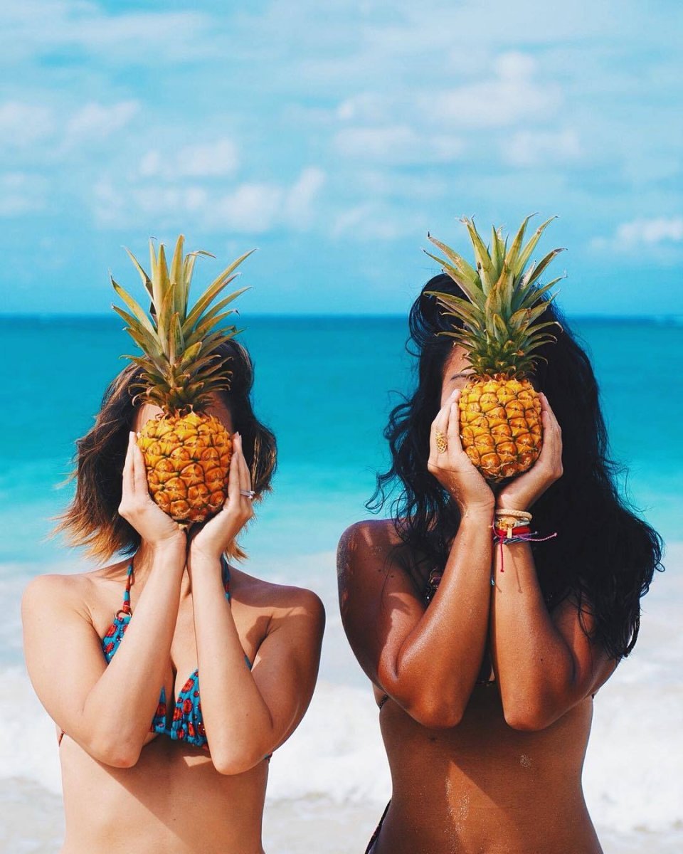 Фотосессия с экзотическими фруктами