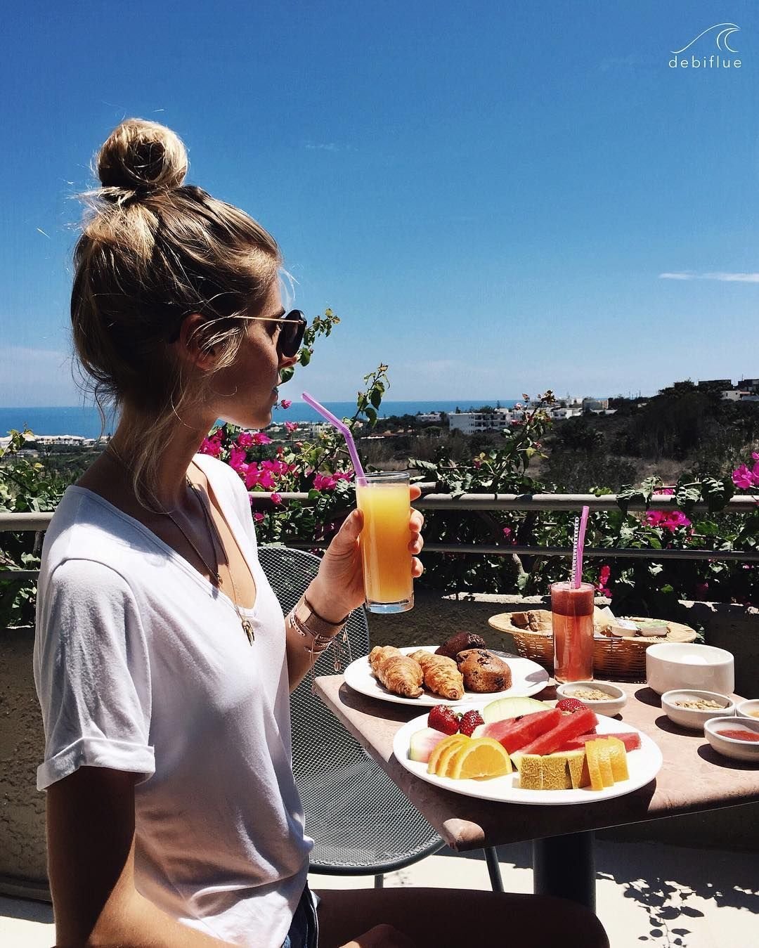 Красивый завтрак для девушки