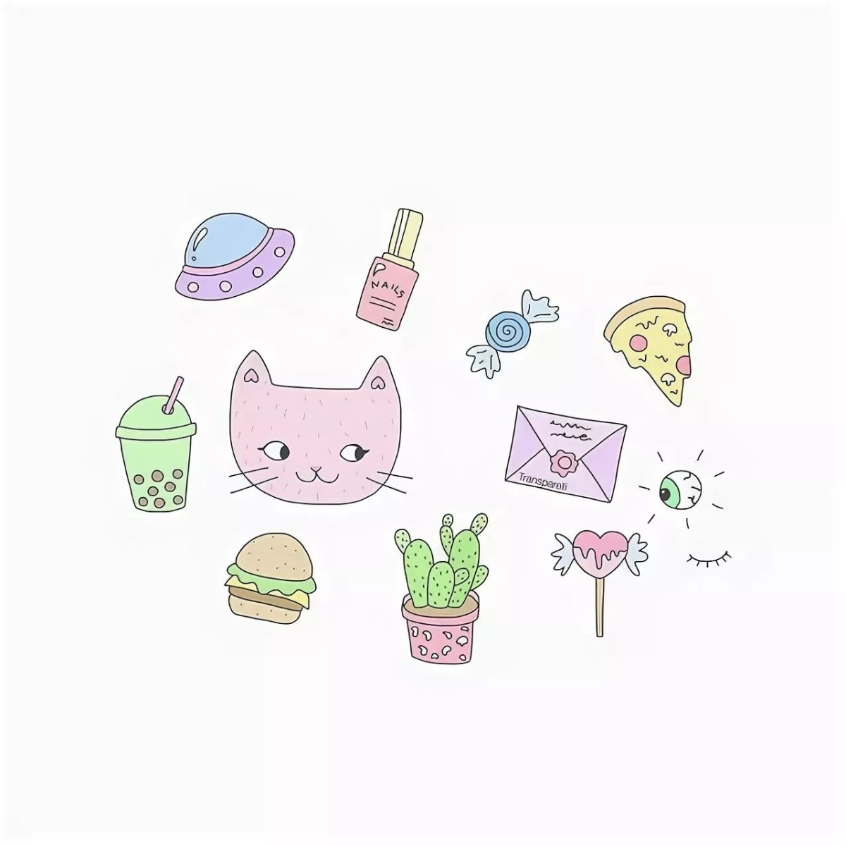 Простые иллюстрации животных