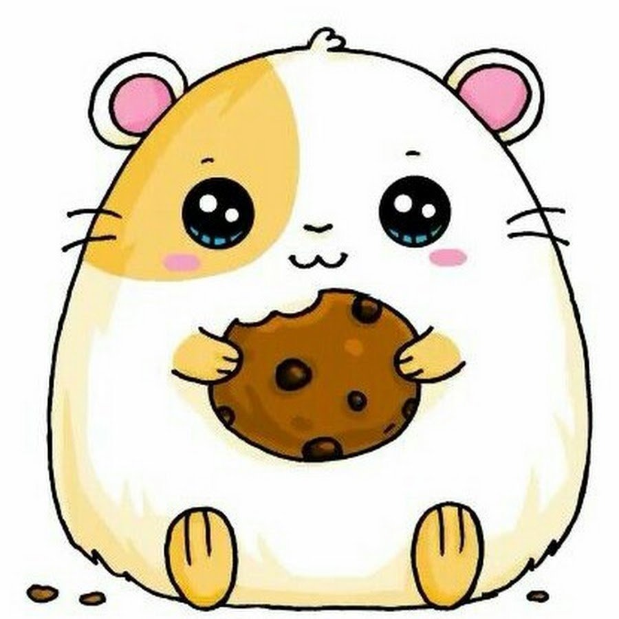 Хомяк карандашом