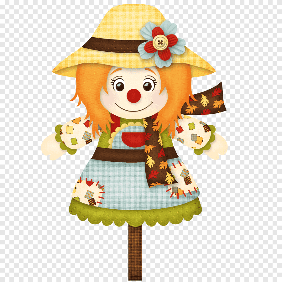 Чучело для детей на прозрачном фоне