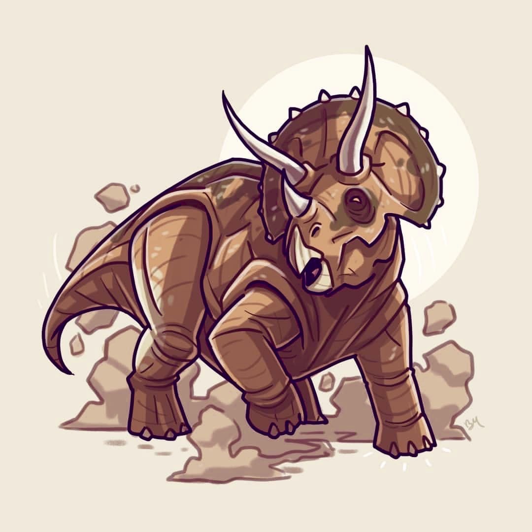 Трицератопс палеоарт