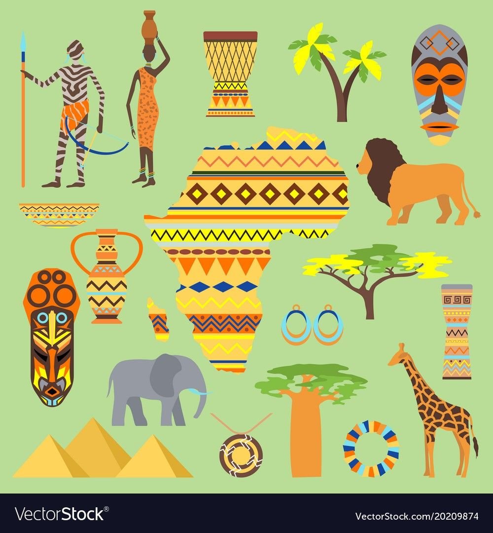 Африканский орнамент картинки