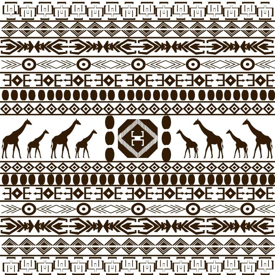 Африканские узоры для декупажа