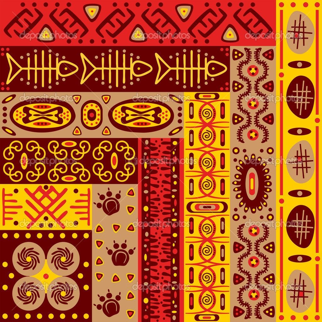 Орнаменты и узоры народов Африки