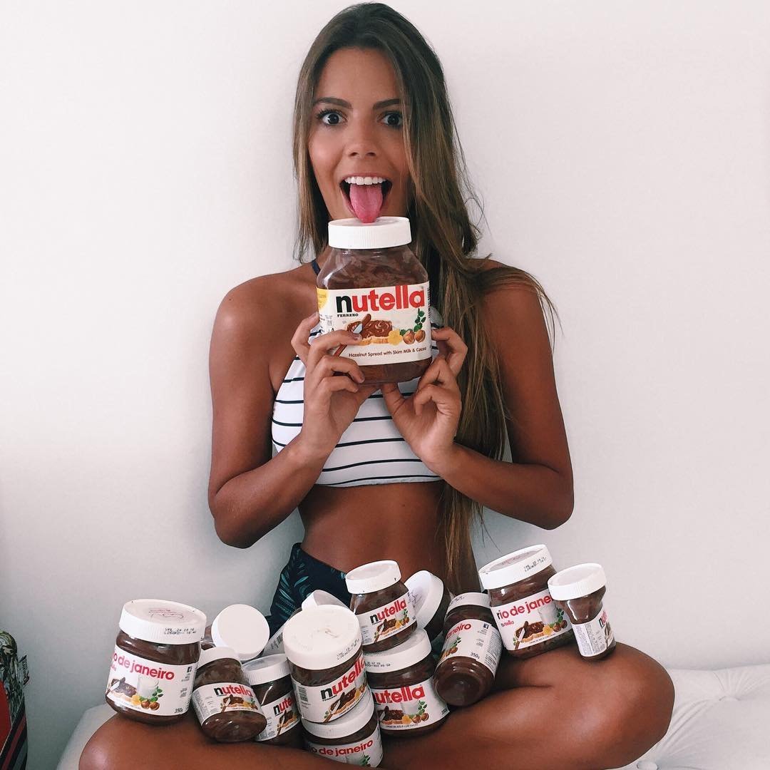Нутелла девушка