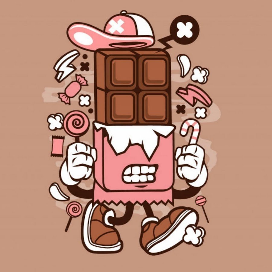 Шоколадки мультяшные