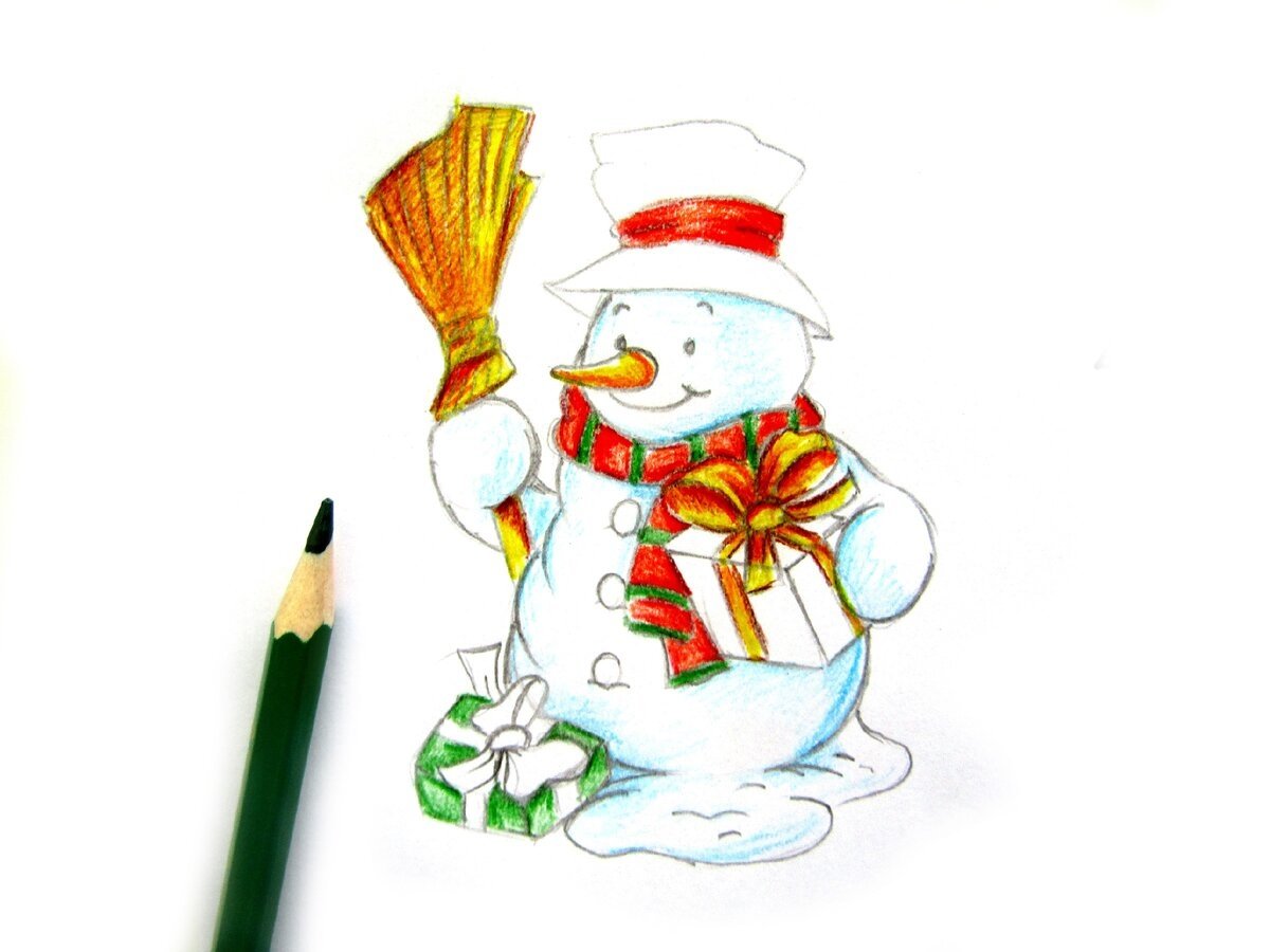 Веточки для снеговика