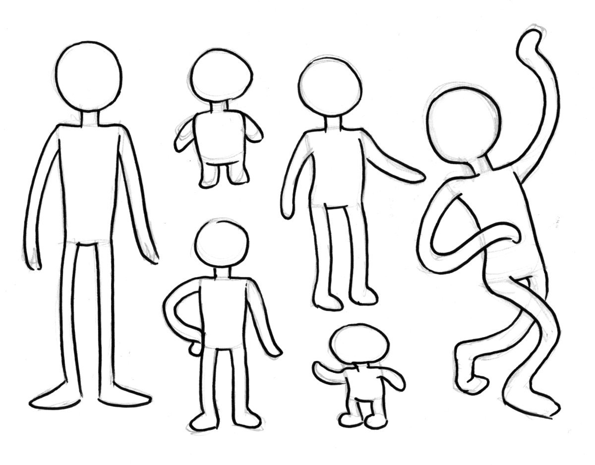 Человек рисунок