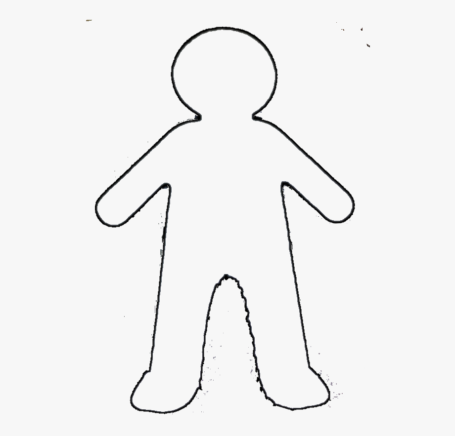 Трафарет человечка