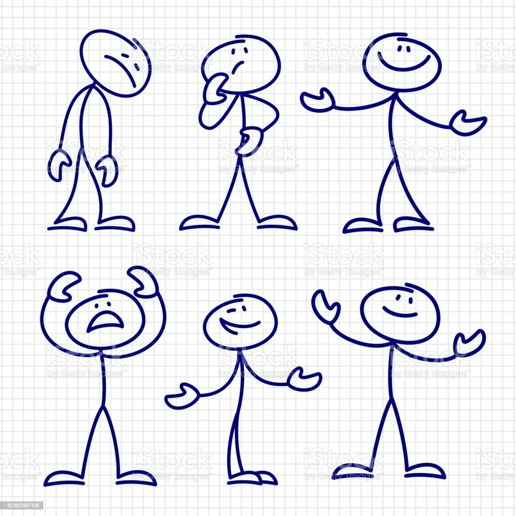 Нарисованный человечек