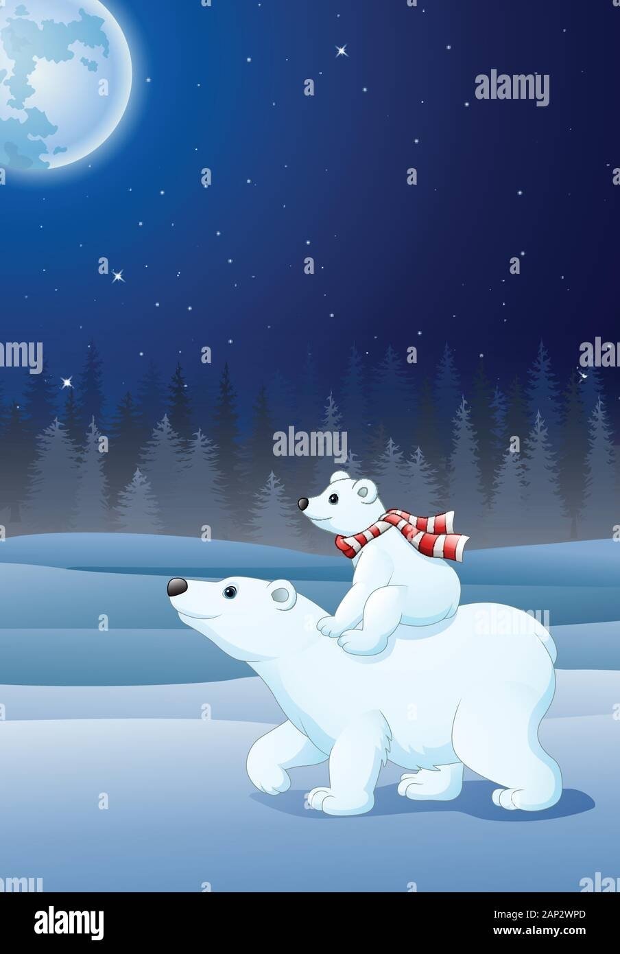 Спокойной ночи с белыми медведями