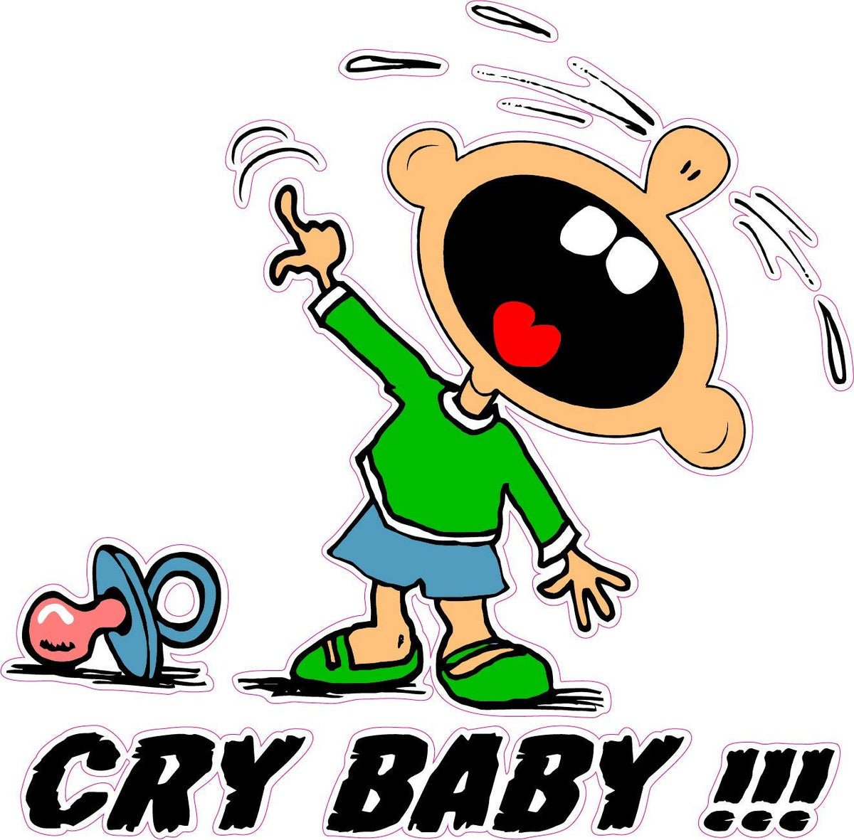 Капризный ребенок рисунок