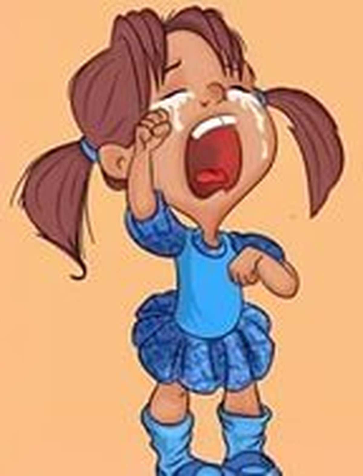 Плачущая девочка