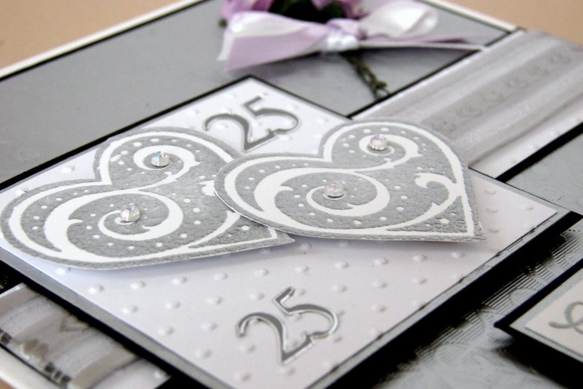 Медаль серебряная свадьба