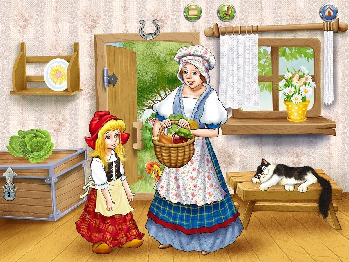 Красная шапочка сказка бабушка