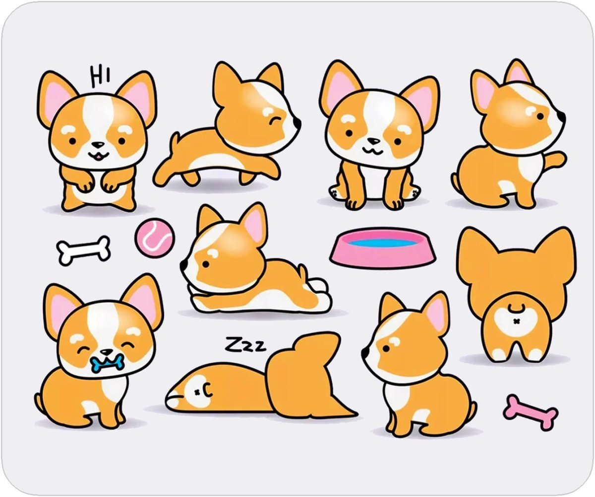 Вельш корги пемброк рисунок