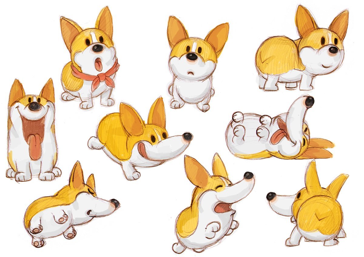 Кавайный корги