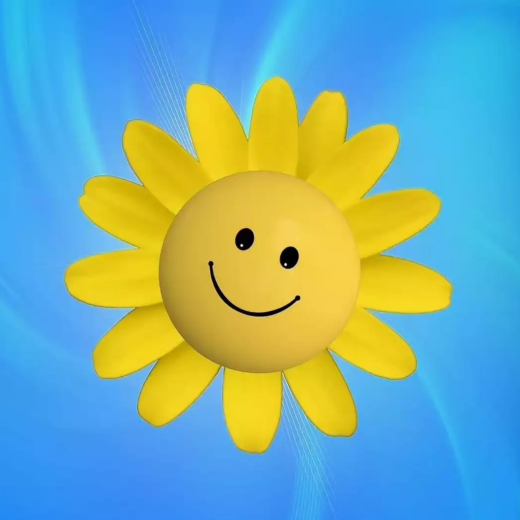 Солнышко с радугой