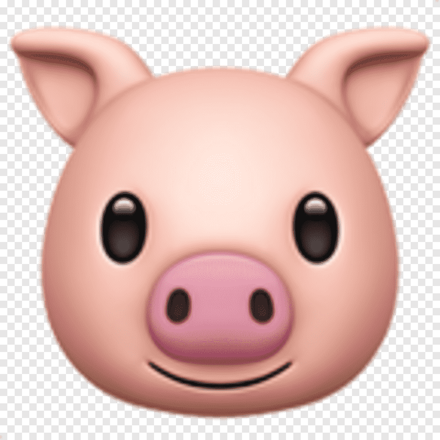 Смайлик свинья